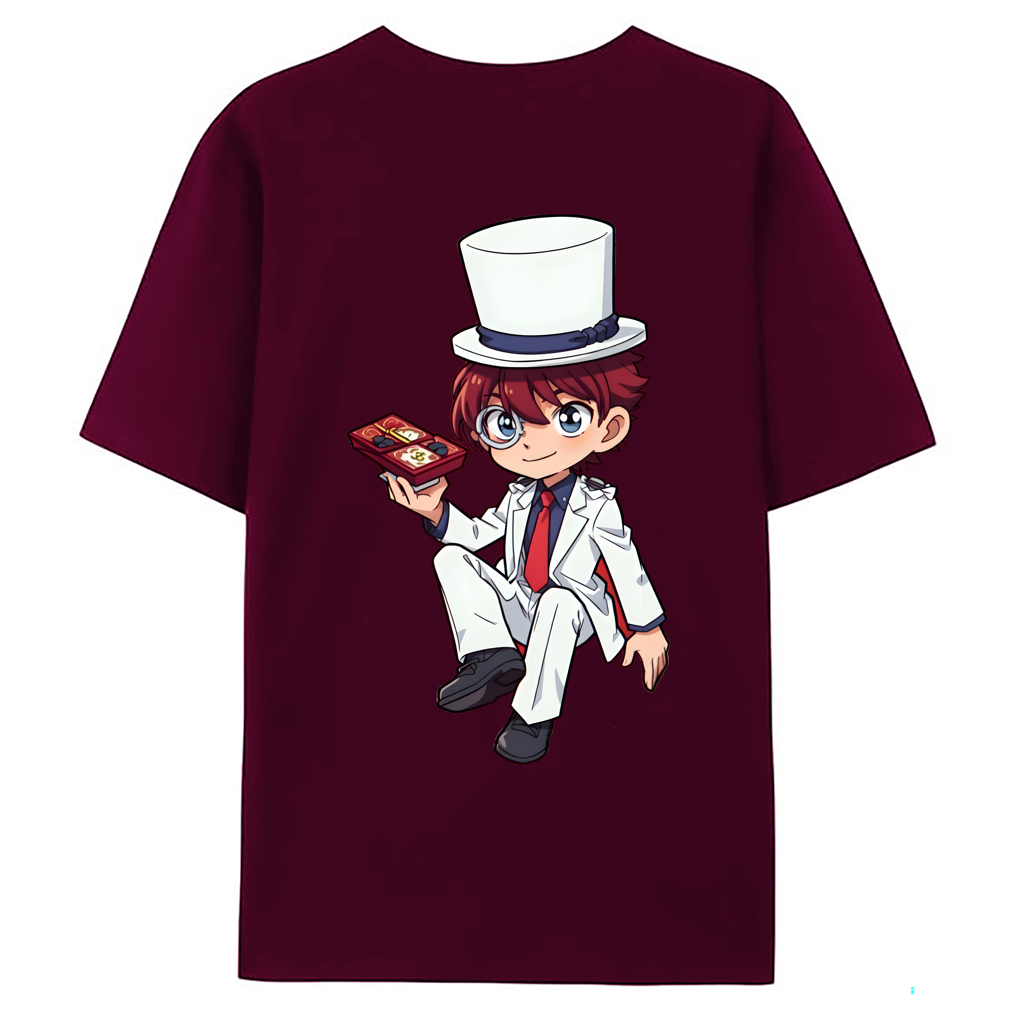 （画像用） 名探偵コナン くろば かいと Detective Conan Kuroba Kaito レディース半袖Tシャツ(バックプリント)